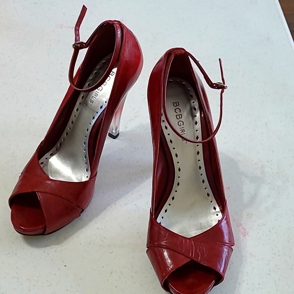 💰 BCBGirls open toe heels with ankle strap size 8 - Picture 3 of 10